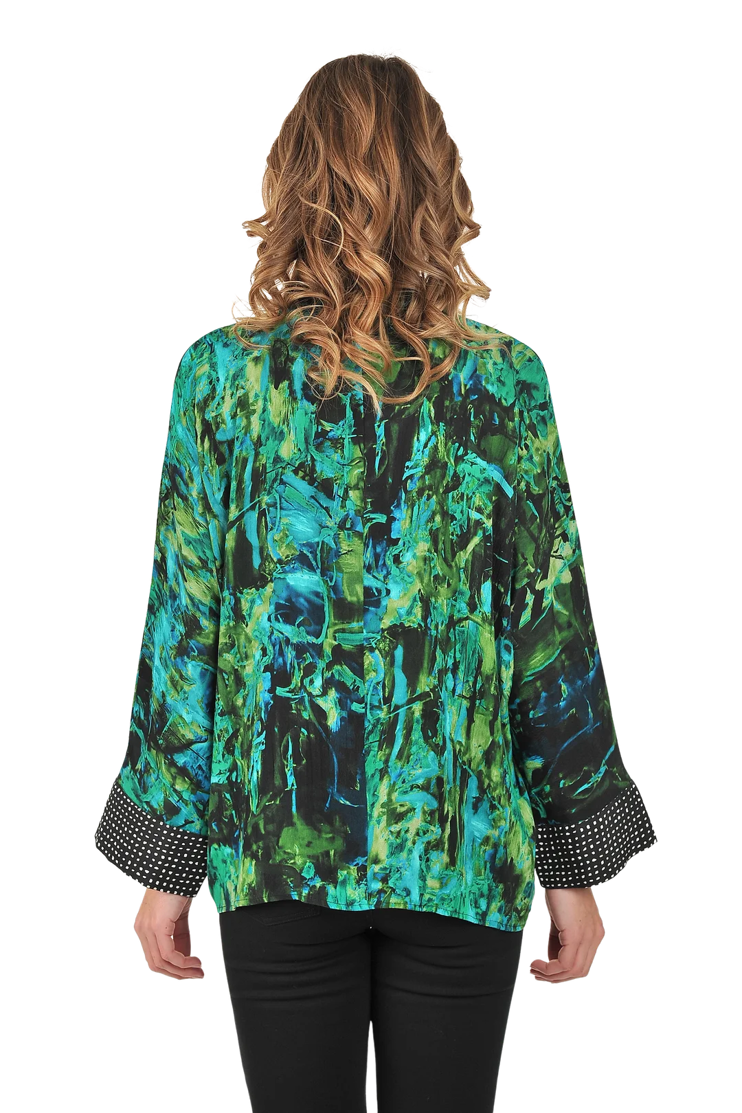 Lexi Blouse Avocado - Back View