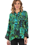 Lexi Blouse Avocado - Front View