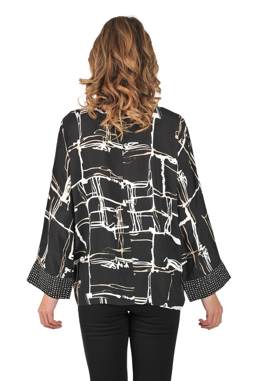 Lexi Blouse Black - Back View