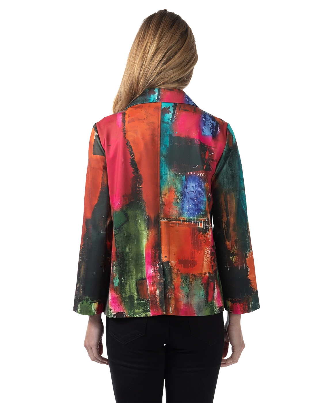 Adeline Ponte Jacket Infinity - Back View