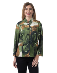 Vivian Ponte Blazer Avocado - Front View