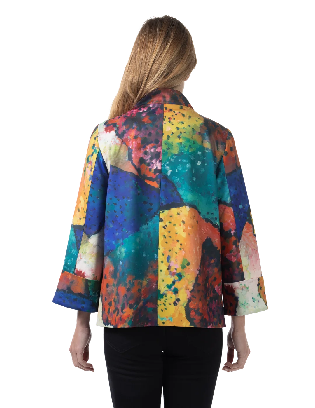 Zoey Ponte Jacket Infinity - Back View