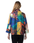 Zoey Ponte Jacket Infinity - Back View