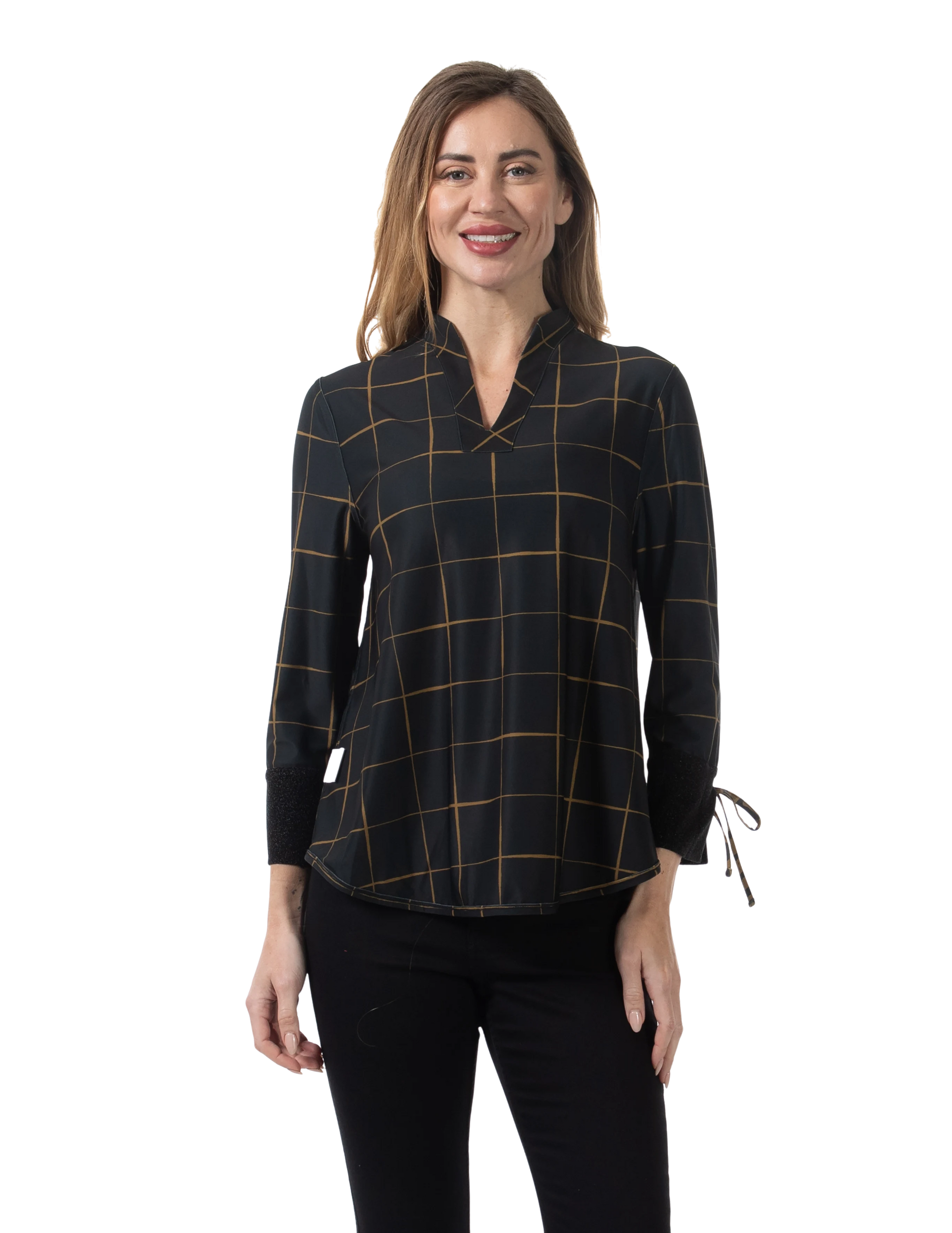 Esther Reversible Knit Top Tapenade - Reverse View