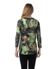 Malia Knit Top Avocado - Back View