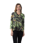 Malia Knit Top Avocado - Front View