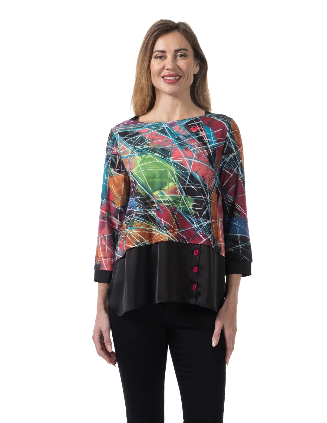 Estella Knit Top Infinity - Front View
