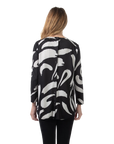 Rebecca Knit Top Black - Back View