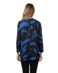 Rebecca Knit Top Blue Iolite - Back View