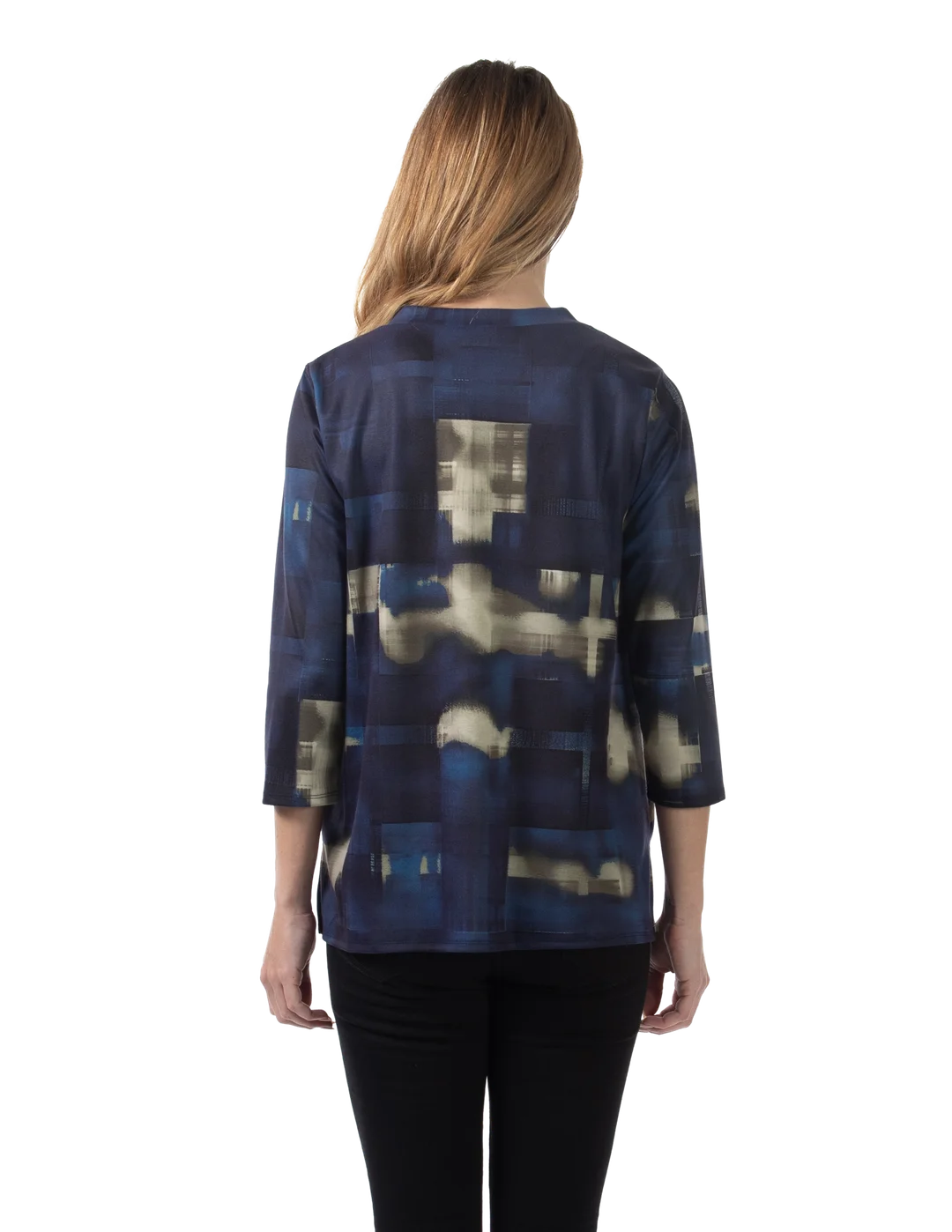 Harley Knit Top Navy - Back View