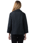Sara Pucker Jacket Black - Back View