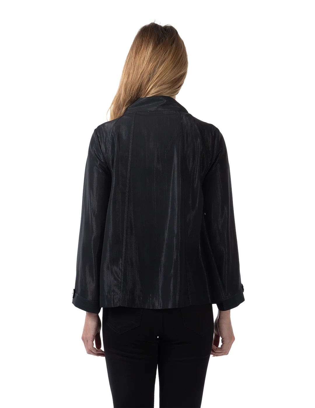 Zoey Mesh Jacket Black - Back View