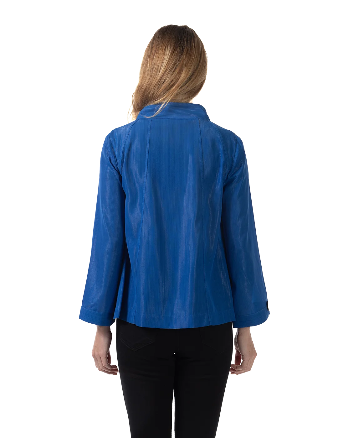 Zoey Mesh Jacket Blue Iolite - Back View