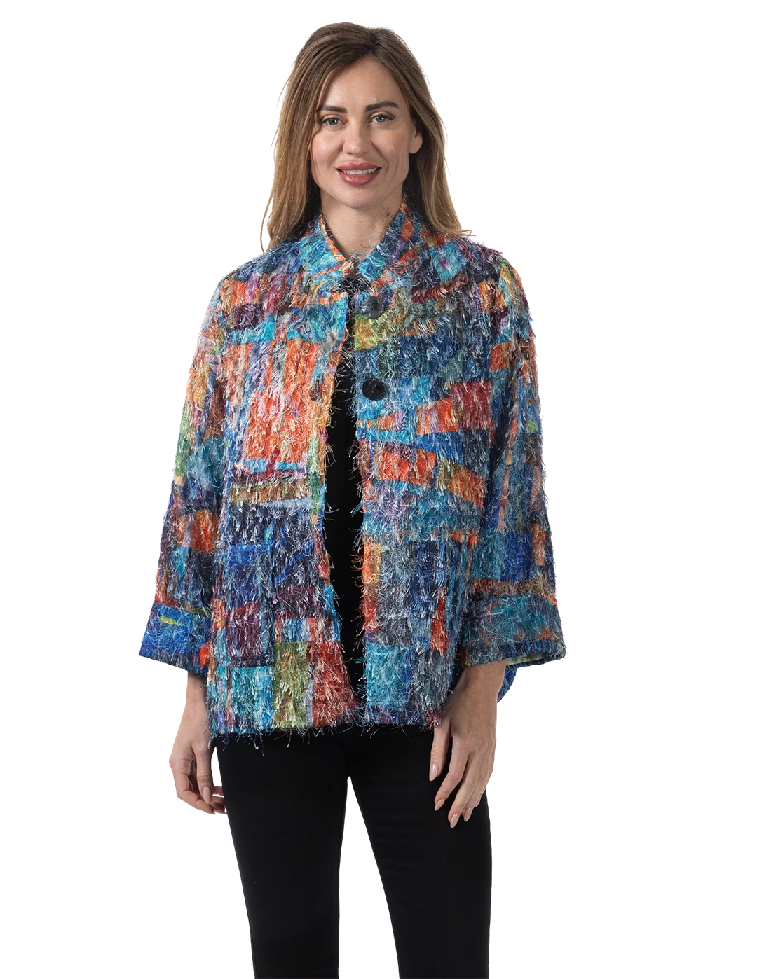 Anna Eyelash Jacket infinity - Front View