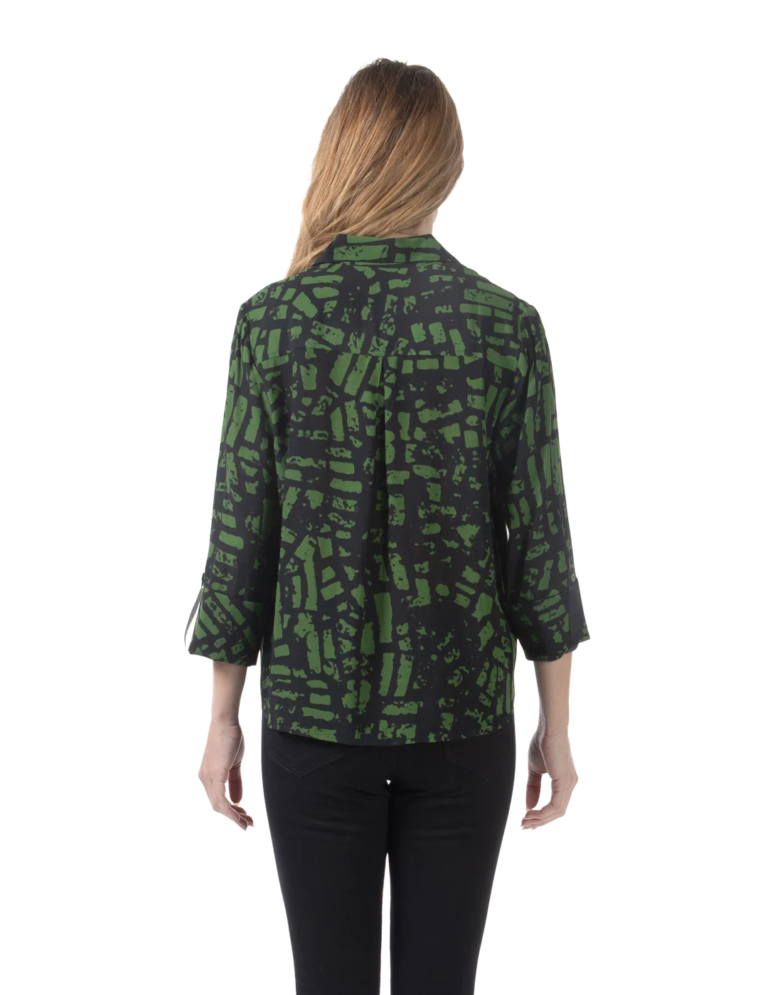Fiona Blouse Avocado - Back View