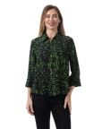 Fiona Blouse Avocado - Front View