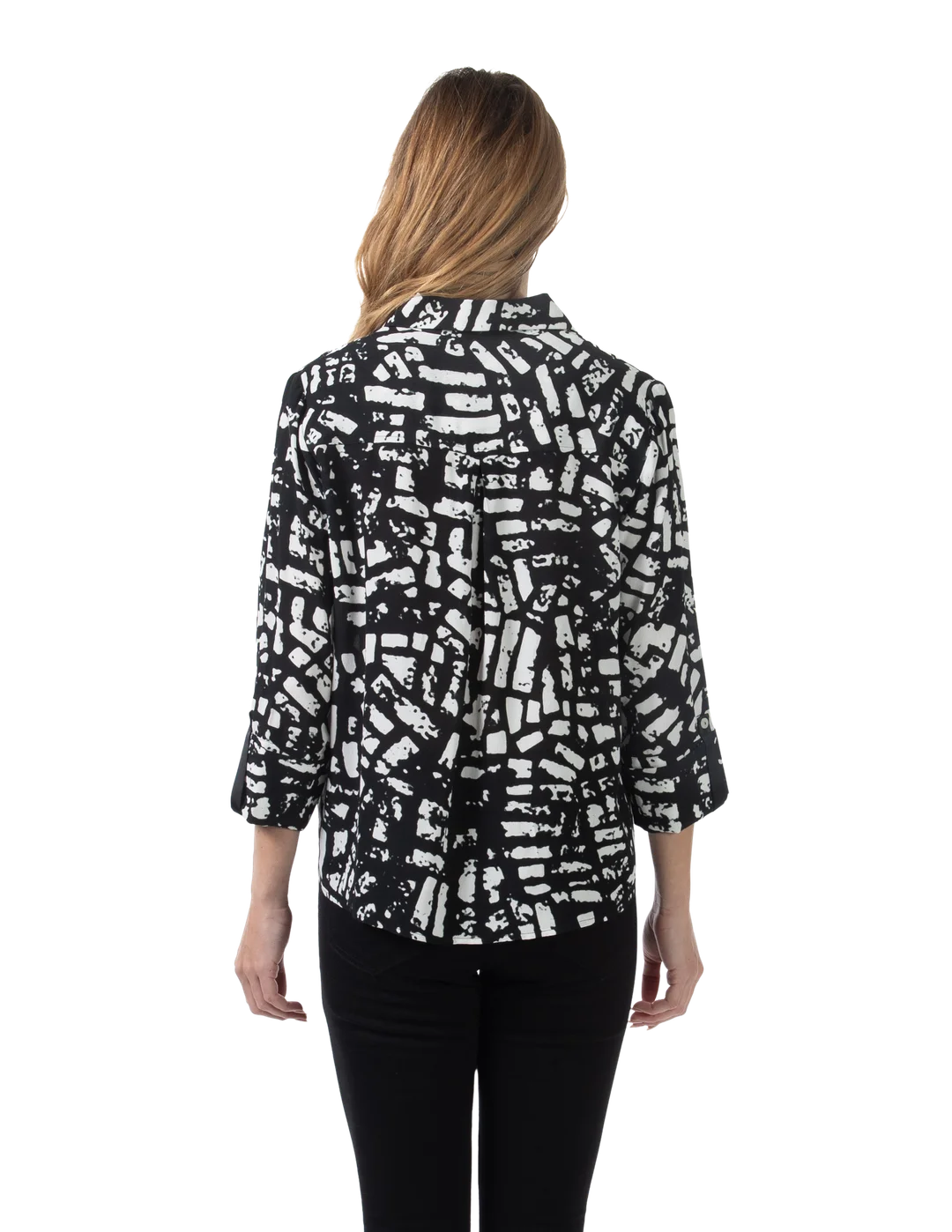 Fiona Blouse Black -  Back View