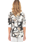 Zuri Knit Top Oxford Tan - Back View