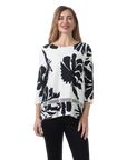 Magnolia Knit Top White - Front View