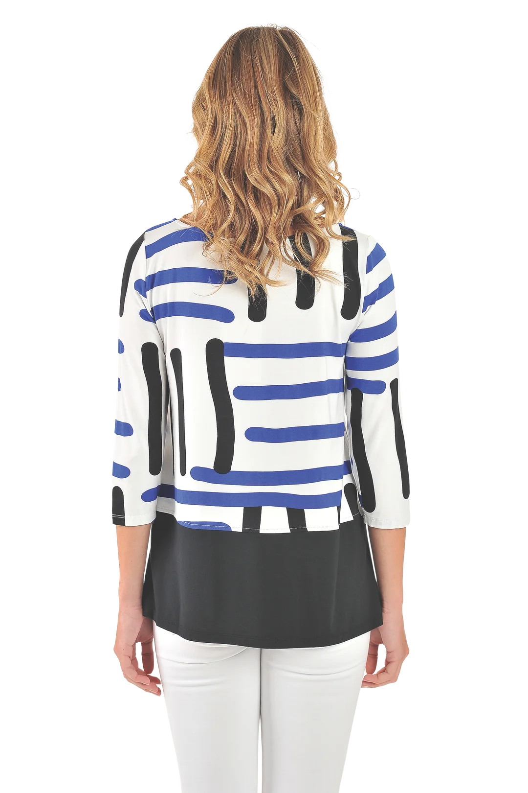 Elle Knit Top Surf - Back View