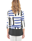 Elle Knit Top Surf - Back View