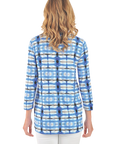 Irene Knit Top Blue - Back View