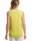 Aila Tank Top Apple Green – Back View