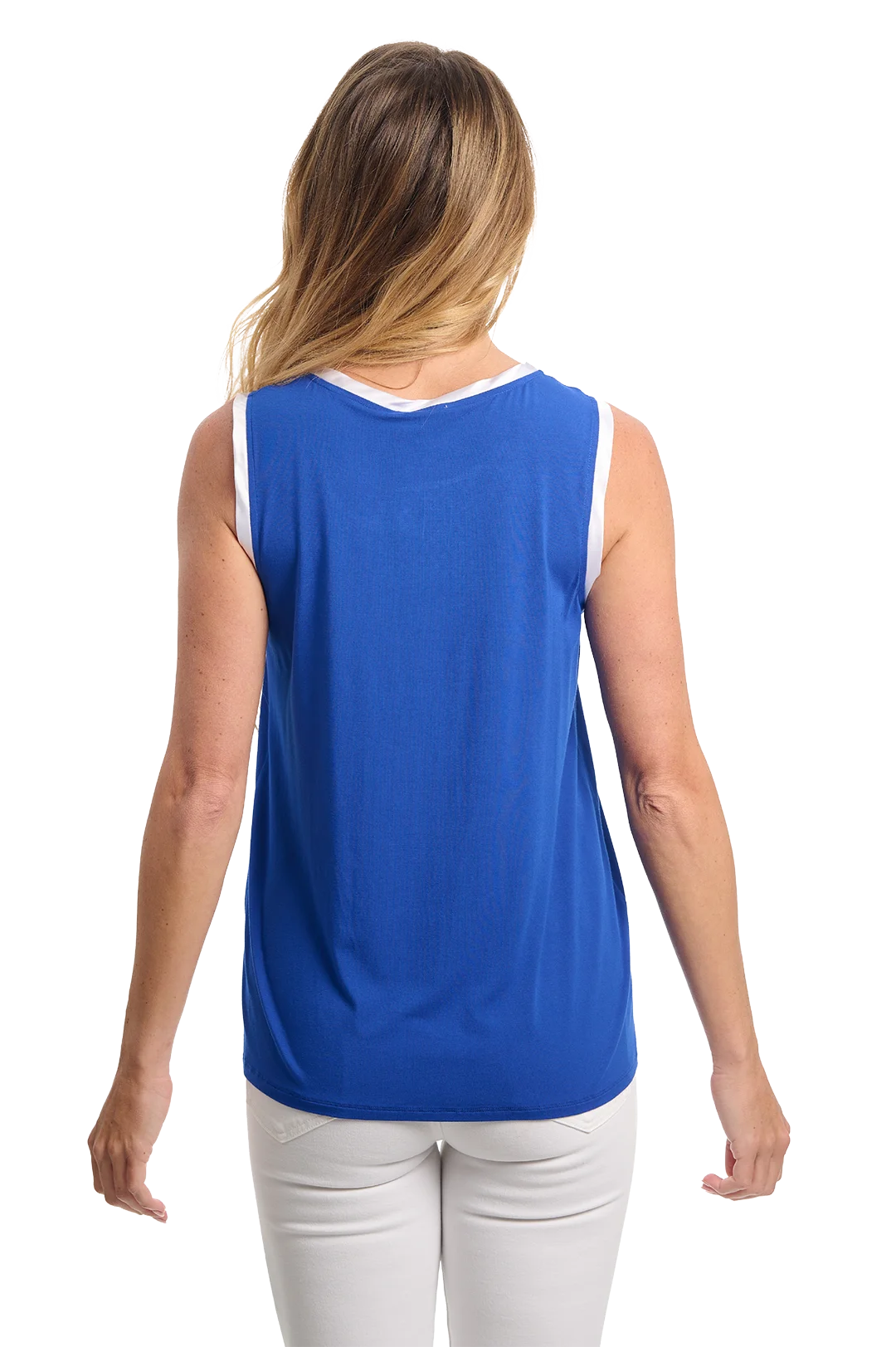 Aila Tank Top Surf – Back View