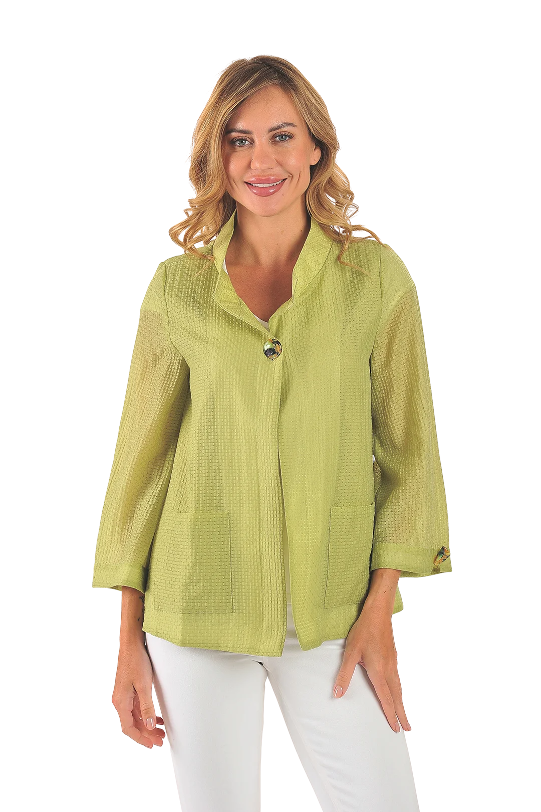 Mia Organza Jacket Winter Pear - Front View