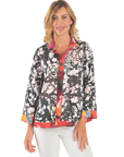 Charlotte Reversible Jacket Rose Red - Reverse View